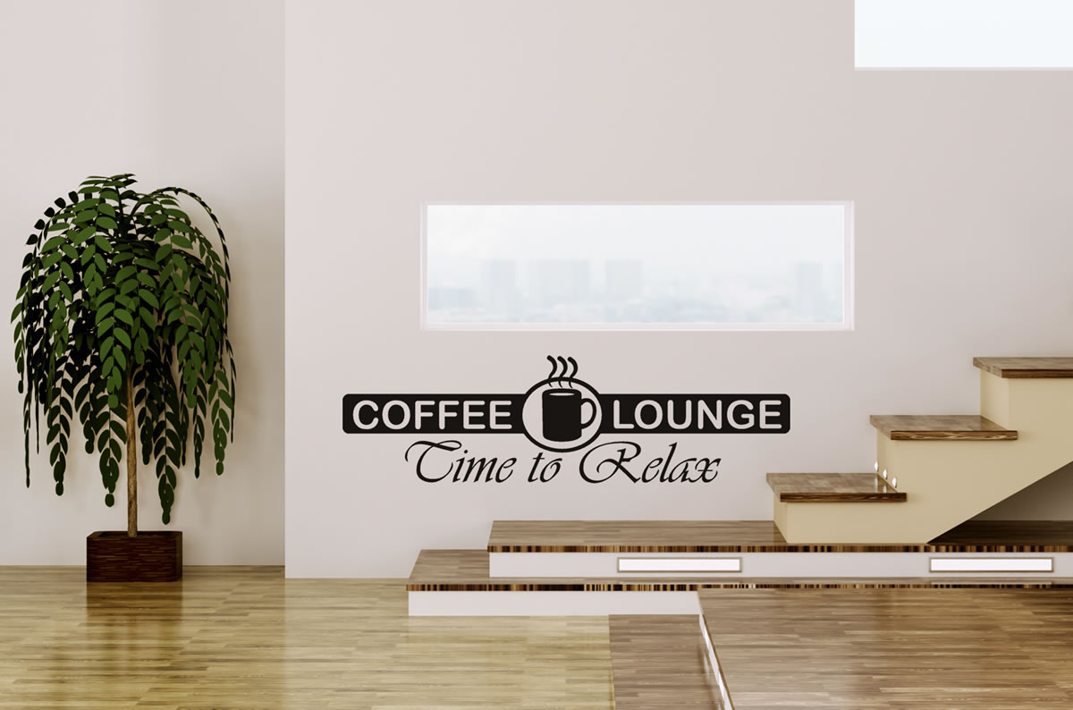 Wandtattoo Coffee Lounge