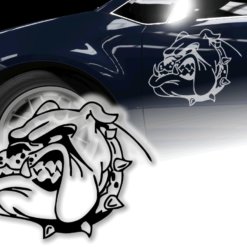 Aufkleber Bulldogge Spass Sticker