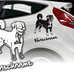 Auto Aufkleber Appenzeller Sennenhund