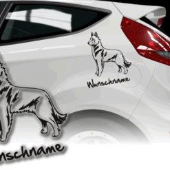 Auto Aufkleber Belgischer Schäferhund Malinois