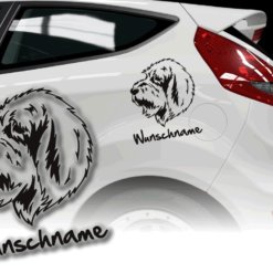 Auto Aufkleber Grand Basset Griffon Vendeen