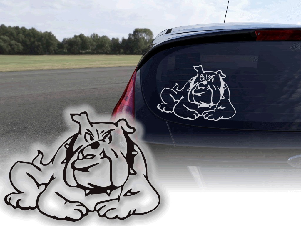 Auto Aufkleber Hund Comic Wachhund Sticker Autotattoo 🔥 ohne Hintergrund,  kleine & große Motive