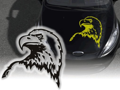 Auto Aufkleber Raubvögel Adler Sticker Autotattoo