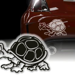 Auto Aufkleber Schildkröte Schildkröten Sticker Autotattoo