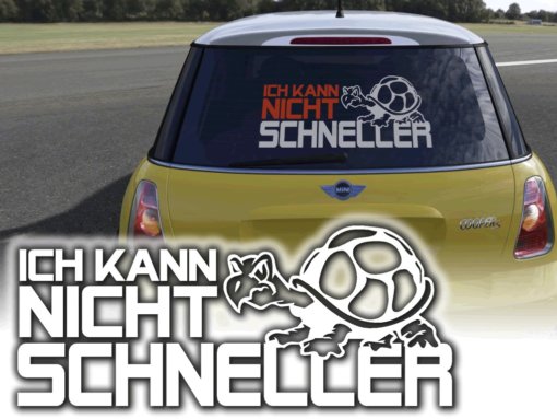 Auto Aufkleber Schneller Kofferraum Sticker A135