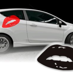 Auto Aufkleber Sexy Mund Kiss Kussmund