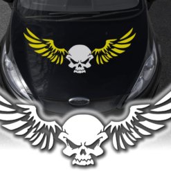 Samunshi® Piraten Totenkopf Aufkleber Skull Sticker Knochen - 10x7cm:  : Auto & Motorrad