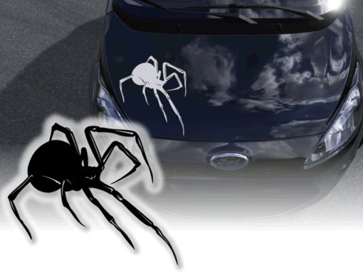 Auto Aufkleber Spinne Sticker Motorhaube Autoaufkleber Spider