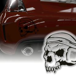 Auto Aufkleber Totenkopf Schädel Sticker Autosticker