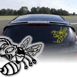 Auto Aufkleber Wespe Autoaufkleber Hornisse Sticker Hornet Wasp