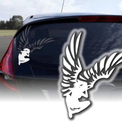 Autoaufkleber Engel Sticker Flügel Heckscheibenaufkleber