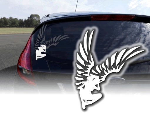 Autoaufkleber Engel Sticker Flügel Heckscheibenaufkleber