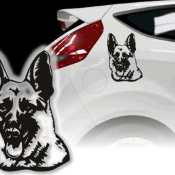 Autoaufkleber Schäferhund Aufkleber Hundesticker