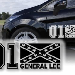 General Lee Sticker Dukes Decals