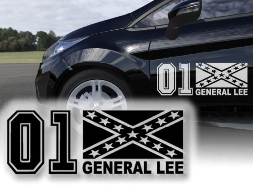 General Lee Sticker Dukes Decals