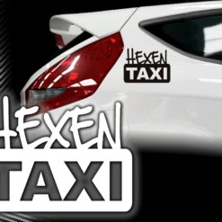 Hexe Sticker Hexen Taxi