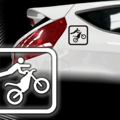 Motocross Autosticker Symbol