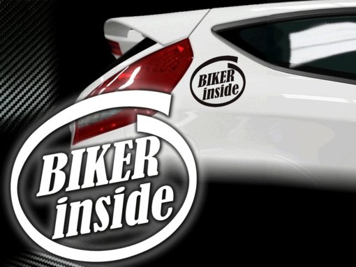 Motorrad Autosticker Biker