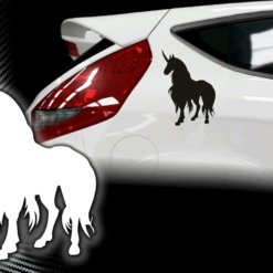 Pferd Autosticker Einhorn