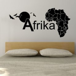Wandtattoo Afrika Kontinent