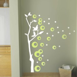 Wandtattoo Baum mit Dots