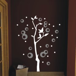 Wandtattoo Baum mit Dots