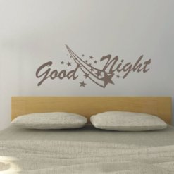Wandtattoo Good Night Schlafzimmer