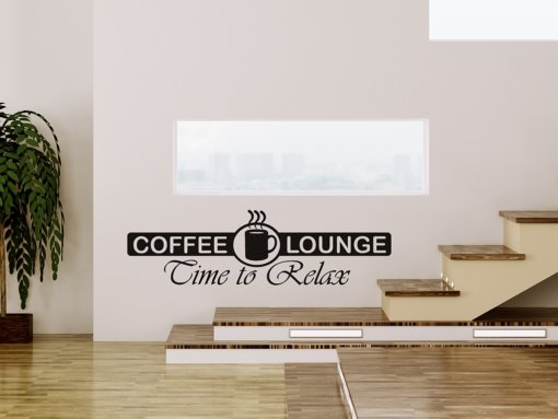 Wandtattoo Kaffee Lounge