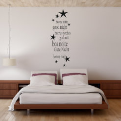 Wandtattoo Sterne Schlafzimmer