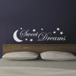 Wandtattoo Sweet Dreams mit Sternen