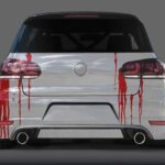 Aufkleber Blut Blutspritzer