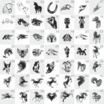 Aufkleber Pferd Herzschlag