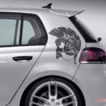 Aufkleber Totenkopf Skull